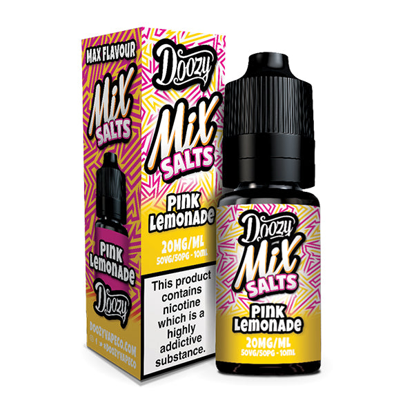 Doozy Vape Mix Salts Pink  Lemonade 50/50 10ml e-liquid