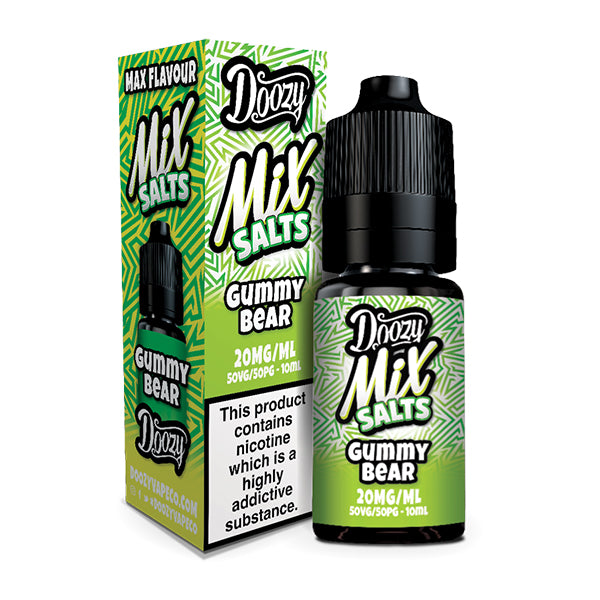 Doozy Vape Mix Salts Gummy  Bear 50/50 10ml e-liquid