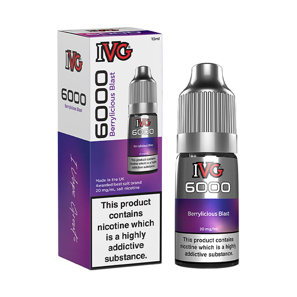 IVG 6000 Salt 10ml Berrylicious Blast