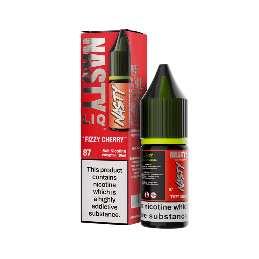 NASTY LIQ  Nic Salt 10ml -  Fizzy Cherry