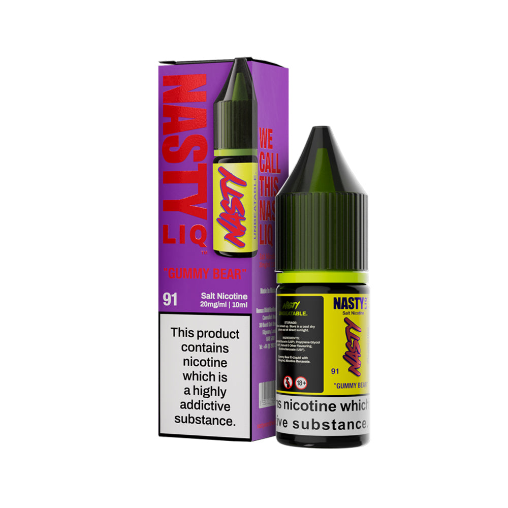 NASTY LIQ Nic Salt 10ml -  Gummy Bear