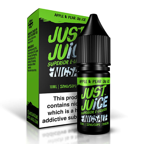 Just Juice 10ml Nic Salt - Apple & Pear On Ice