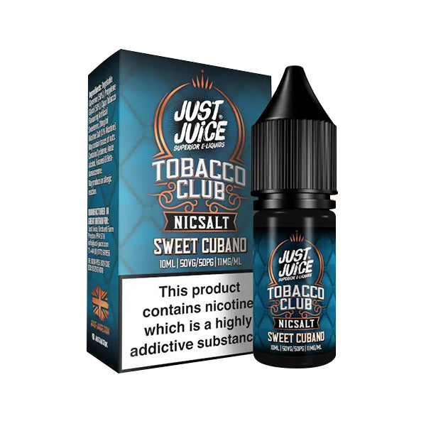 Just Juice 10ml Nic Salt - Sweet Cubano