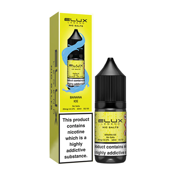 Elux Legend Nic Salts 10ml - Banana Ice