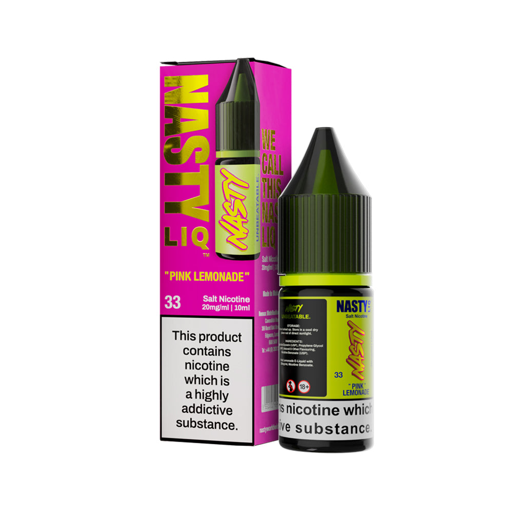 NASTY LIQ Nic Salt 10ml -  Pink Lemonade