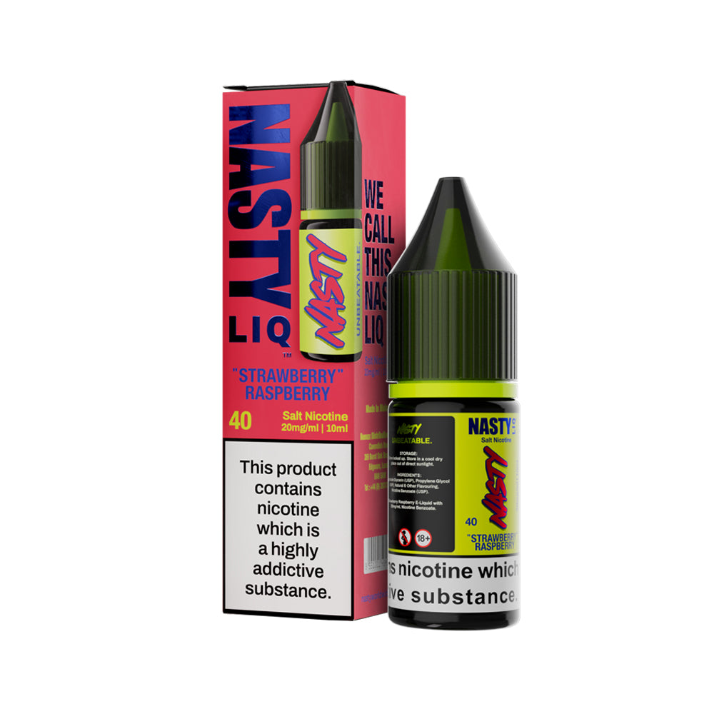 NASTY LIQNic Salt 10ml -  Strawberry Raspberry