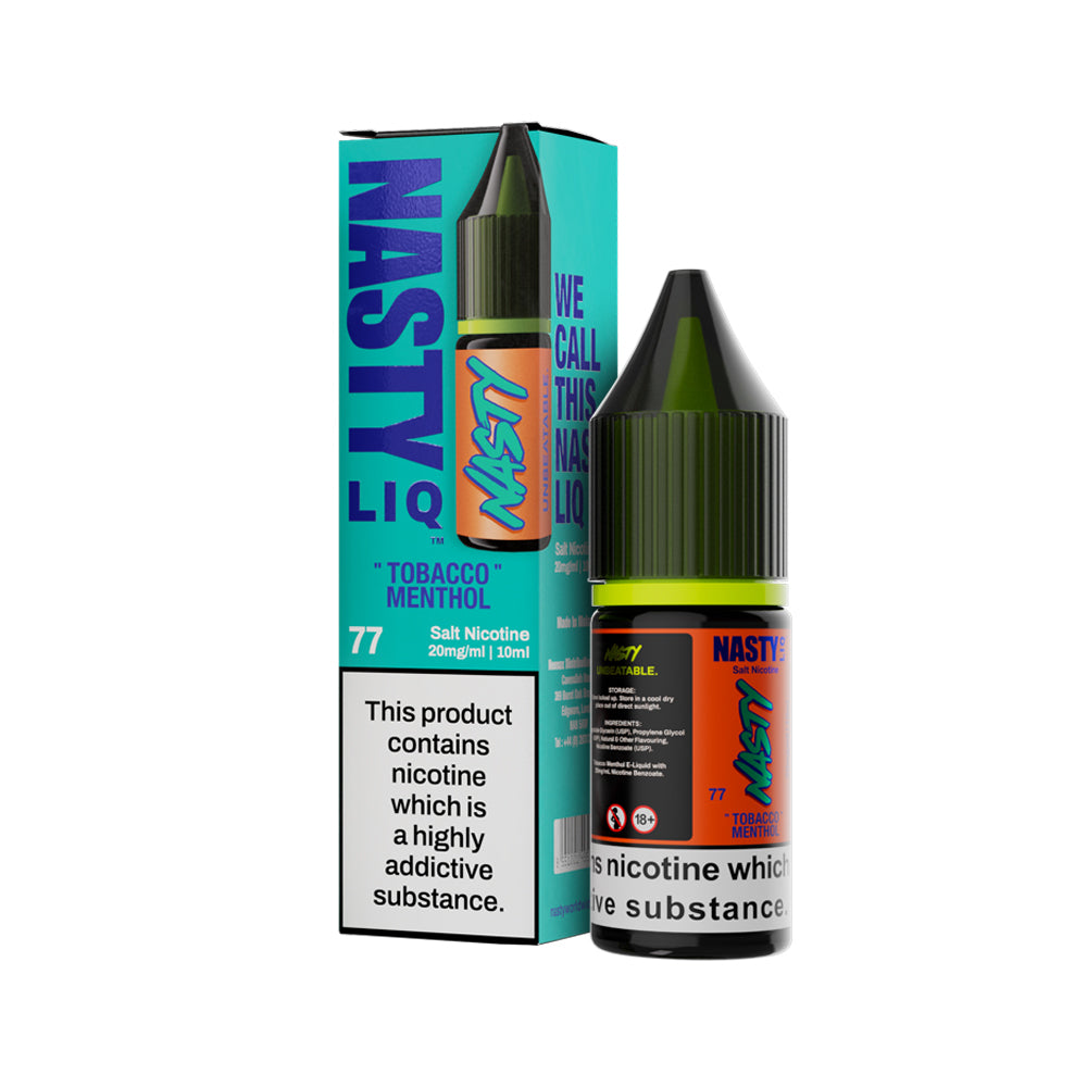 NASTY LIQ Nic Salt 10ml -  Tobacco Menthol